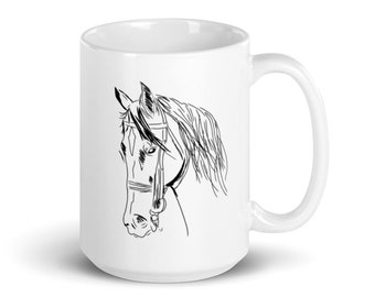 Horse Coffee Mug - Farm Animal Collection