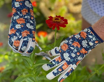 Women's Floral Gardening and Project Gloves "The Olivia"