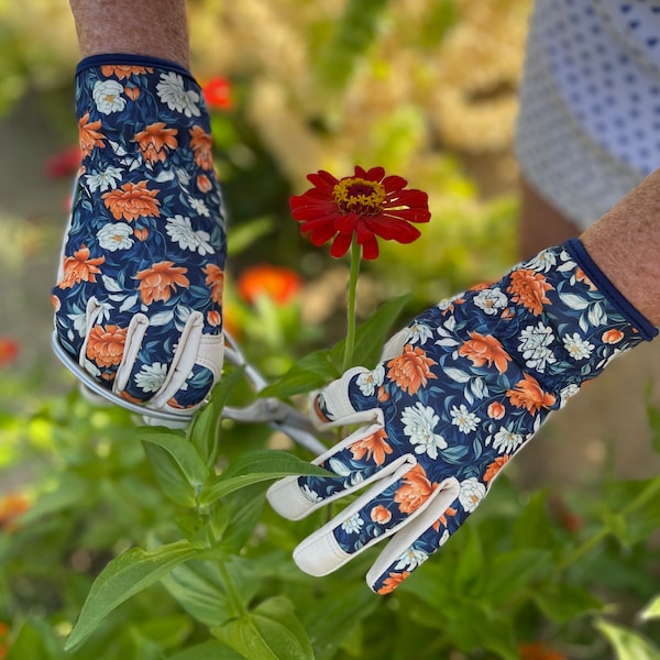 Women's Floral Gardening and Project Gloves "The Olivia"