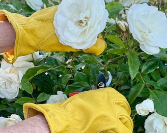 Garden Gloves - Soft Cowhide Multipurpose