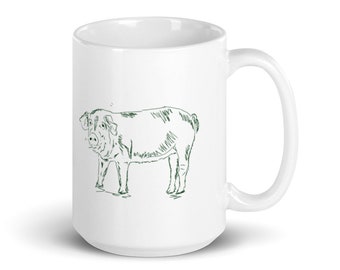 Pig Coffee Mug - Farm Animal Collection