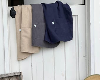 Linen Apron - French Style Crossback