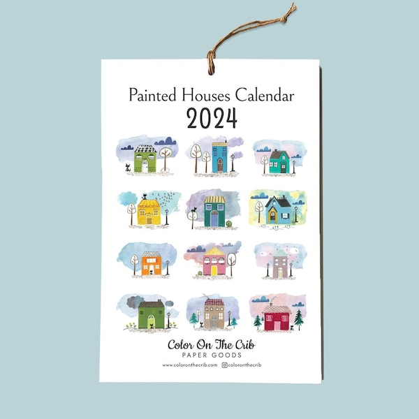 Calendrier mural 2024, Calendrier mural précommande 2024, Calendrier de bureau 2024, Calendrier artistique 2024, Calendrier chat 2024, Code article - COTC CL01