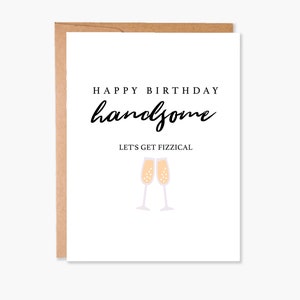 Carte d'anniversaire pour petit ami, carte d'anniversaire pour mari, carte d'anniversaire pour lui, belle carte de joyeux anniversaire, de petite amie, code article – COTC B16