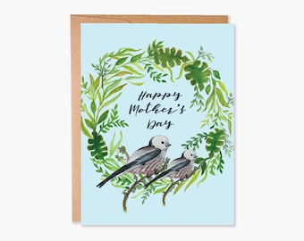 Happy Mother's Day, Mom card, Mothers Day Card, Card for Mom, Card from Daughter, Card for wife, Floral Mom Card, Item Code - COTC M02