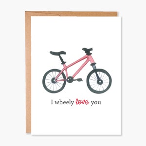 Carte drôle de petit ami, carte de vélo, carte pour mari, carte d'anniversaire, carte de couple de vélo, carte pour lui, carte pour partenaire, code d'article - COTC L28