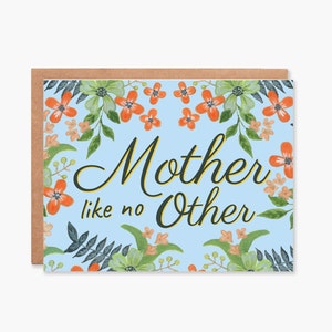 Carte de fête des mères, carte florale amusante pour la fête des mères, cartes pour les mamans, carte pour la fête des mères, carte de ma fille, code d'article - COTCM15