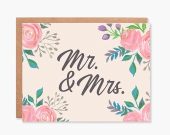 Carte de mariage, Félicitations de mariage, Fiançailles, Félicitations aux nouveaux mariés, Carte de douche nuptiale, Félicitations de mariage, Code article - COTC W04