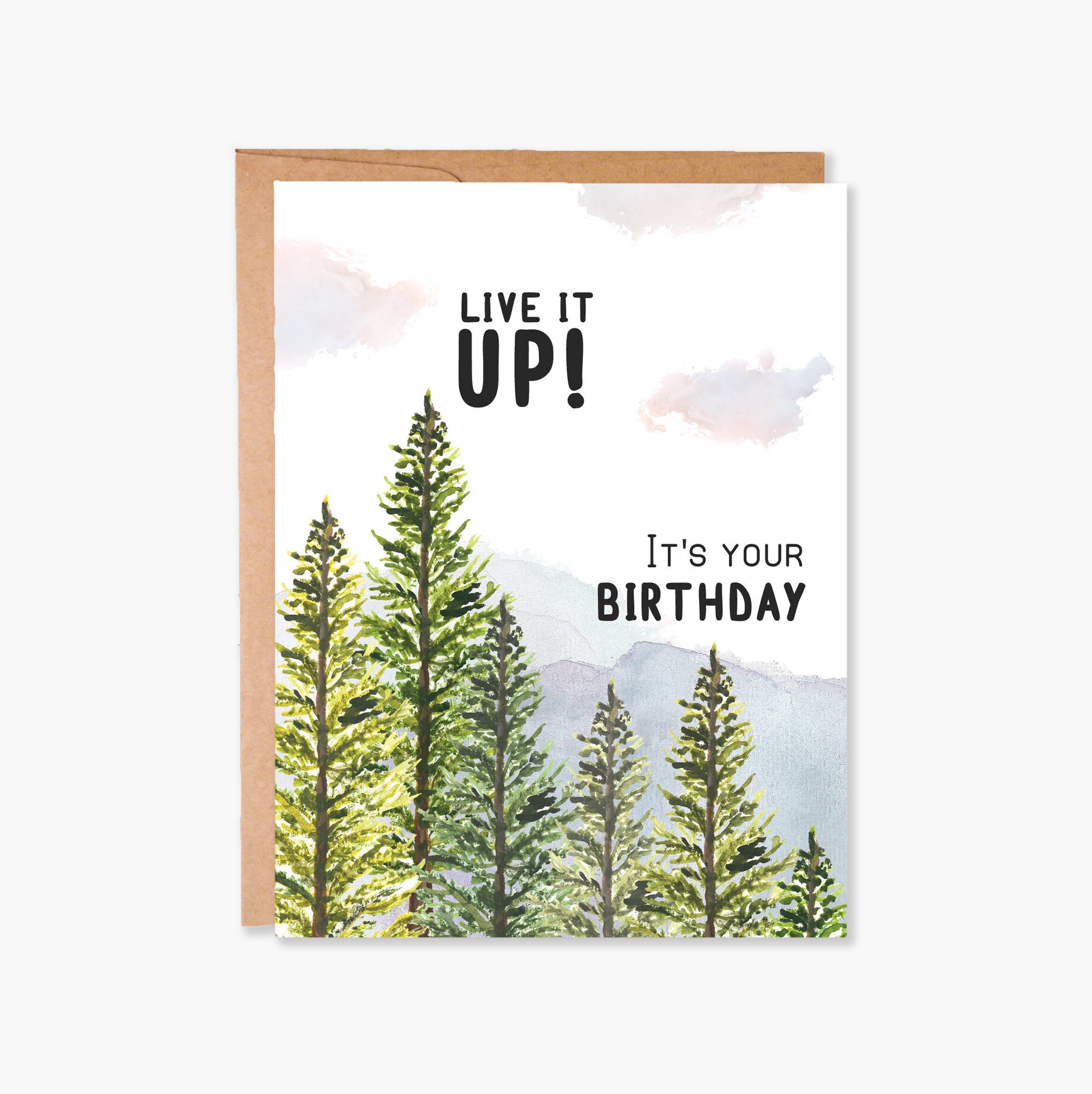 Birthday Card For Him Adventure Hiking Birthday Card Etsy