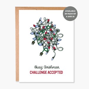 Pack de cartes de Noël drôles, carte de Noël 2020, ensemble de cartes de Noël, carte de vacances drôle, carte de Noël pour le meilleur ami, code article - COTC H15