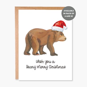 Cartes de Noël, Cartes de Noël, Ensemble de cartes de Noël, Cartes de vœux de Noël, Cadeau de Noël, Cartes de Noël 10 pack, Code article - COTC H19