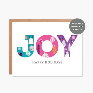 Pack de cartes de Noël, Joyeuses Fêtes, Pack de cartes de Noël, Joyeux Noël, Ensemble de cartes de Noël, Code article - COTC H08