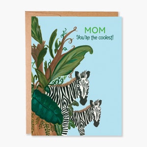 Carte de fête des mères, carte de maman cool, voeux de joyeuse fête des mères, carte de fête des mères aquarelle, carte pour la fête des mères, code d'article - COTC M11
