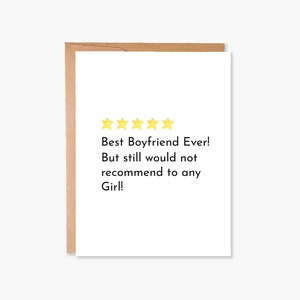 Tarjeta de San Valentín divertida, Tarjeta de novio de San Valentín, Tarjeta para novio, Tarjeta de amor para él, Tarjeta de cumpleaños de novio, Código de artículo - COTC L02