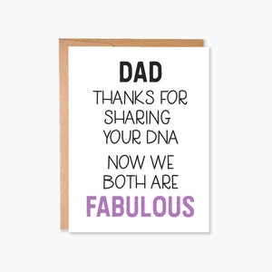 Carte de fête des pères, bonne fête des pères, carte d'anniversaire pour papa, carte de fille, carte drôle de fête des pères, anniversaire de papa, code d'article - COTC D03