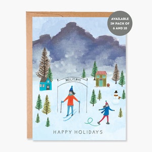 Carte de joyeuses fêtes, lot de cartes de vœux, cartes de vœux en boîte, carte de Noël, lot de cartes de Noël, Code de l'article : COTC H28