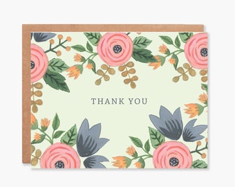 Thank You Card, Floral Thank You Cards, Thank You Cards Pack, Thank You Cards Wedding Bridal Shower Thank you, Item Code - COTC T01