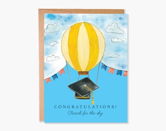 Graduation Congratulations Card, Graduating Card, College Graduation Card, Encouragement Card, Achievement Card, Success Card - COTC G01