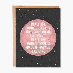 Carte de Saint-Valentin, carte de Saint-Valentin pour petit ami, carte d'anniversaire, carte pour mari, carte pour femme, carte romantique, code d'article - COTC L25