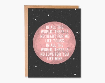 Valentines Card, Valentine Card for Boyfriend, Anniversary Card, Card for Husband, Card for Wife, Romantic Card, Item Code - COTC L25
