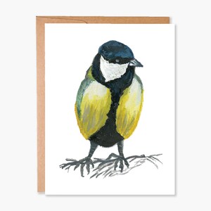 Cartes d’oiseaux, cartes vierges, cartes de notes d’oiseaux, oiseaux d’Amérique du Nord, carte aquarelle, carte de sympathie, cartes de notes boisées, code article - COTC BL17