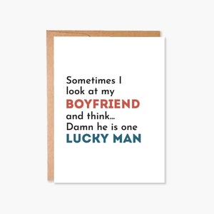 Grappige liefde kaart vriendje, verjaardagskaart voor vriend vriendje's verjaardagskaart, ik hou van je kaart, vriendje kaart, artikelcode - COTC L16