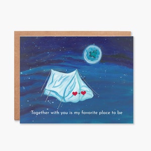 Cartes de Saint-Valentin, carte pour lui, carte pour petit ami, carte d'aventure, carte de couple, carte d'anniversaire, carte d'amour, code d'article - COTC L03