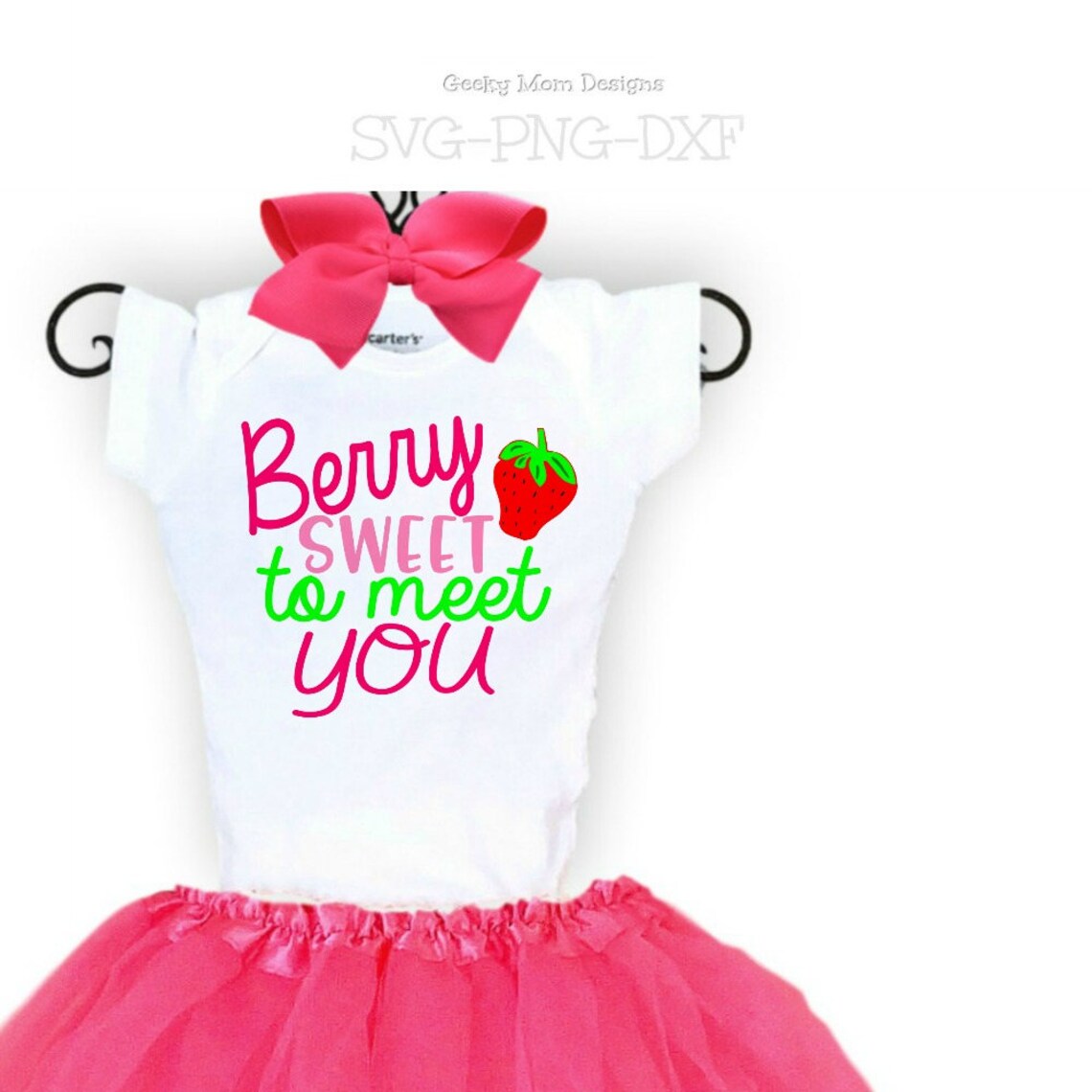 Download Fruity Strawberry svg files Berry Sweet To Meet You Summer ...