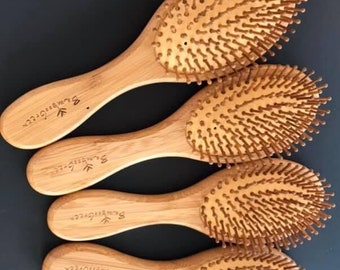 Bamboo Hair Brush - Etsy