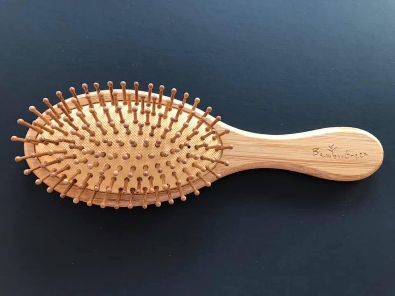 Bamboo Hair Brush 100 Natural Hair Brush with Bamboo tipped Etsy