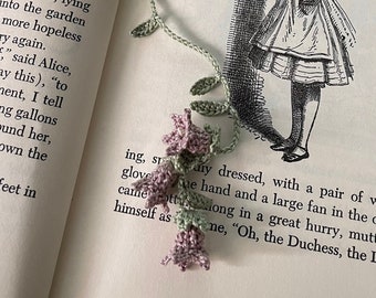 Crochet Bellflower Bookmark