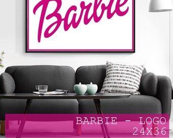 black barbie wall art