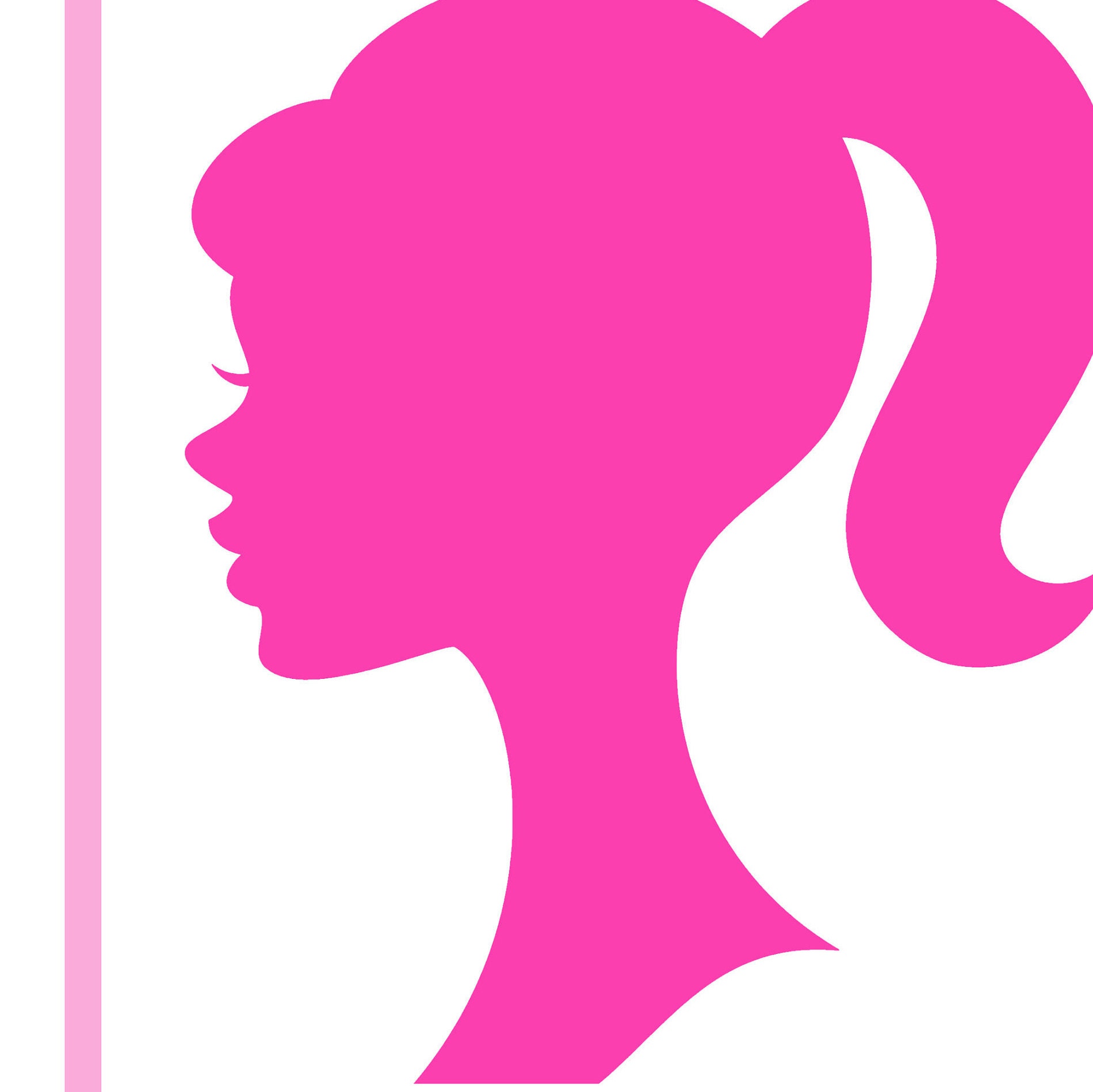 Barbie Logo Rosa Barbiestuff Silueta De Barbie Invitaciones De | Images and Photos finder