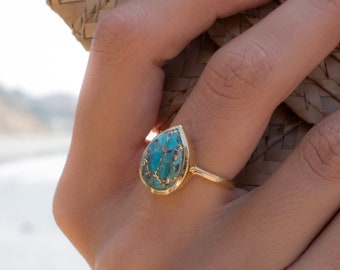 Details about / 1 Ct Blue Solitaire Turquoise Ring Holiday Birthday Women Jewelry Gift 5 6 7 8 9