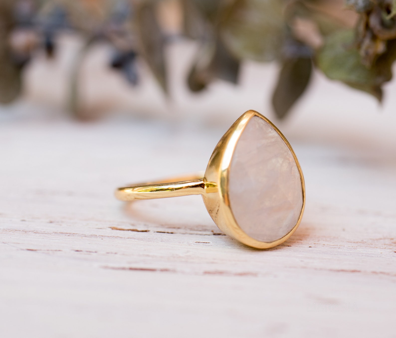 •TEAR + PORTAL• rainbow moonstone + silver twist-on cuff bracelet