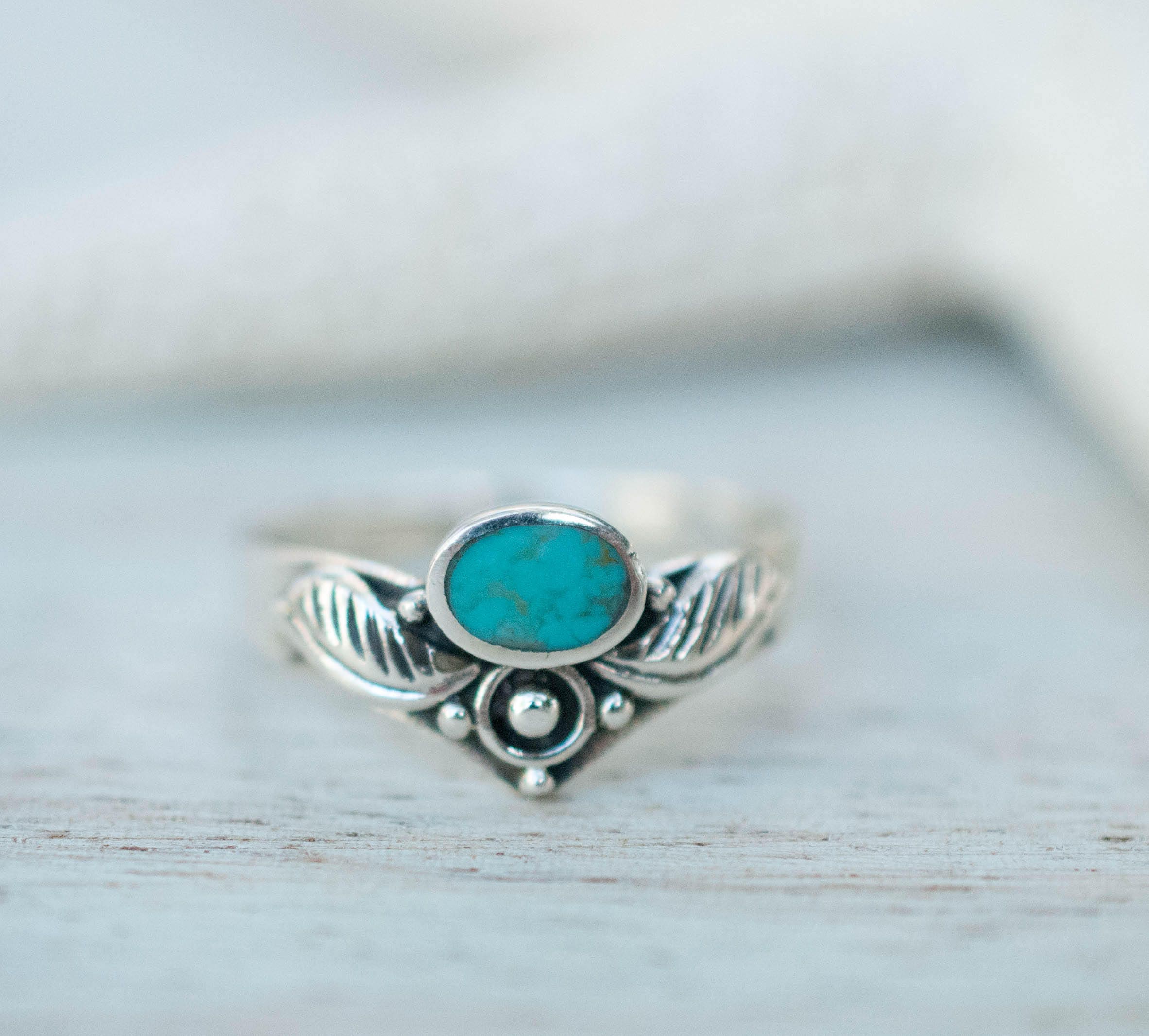 Turquoise Ring ~ Sterling Silver 925 ~ Handmade ~ Everyday ~statement ...