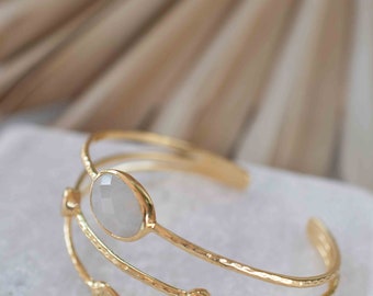 【MAISON BOINET】Adjustable plate bracelet Boy Mom Bracelet Gift Set, Stocking Stuffer for Women