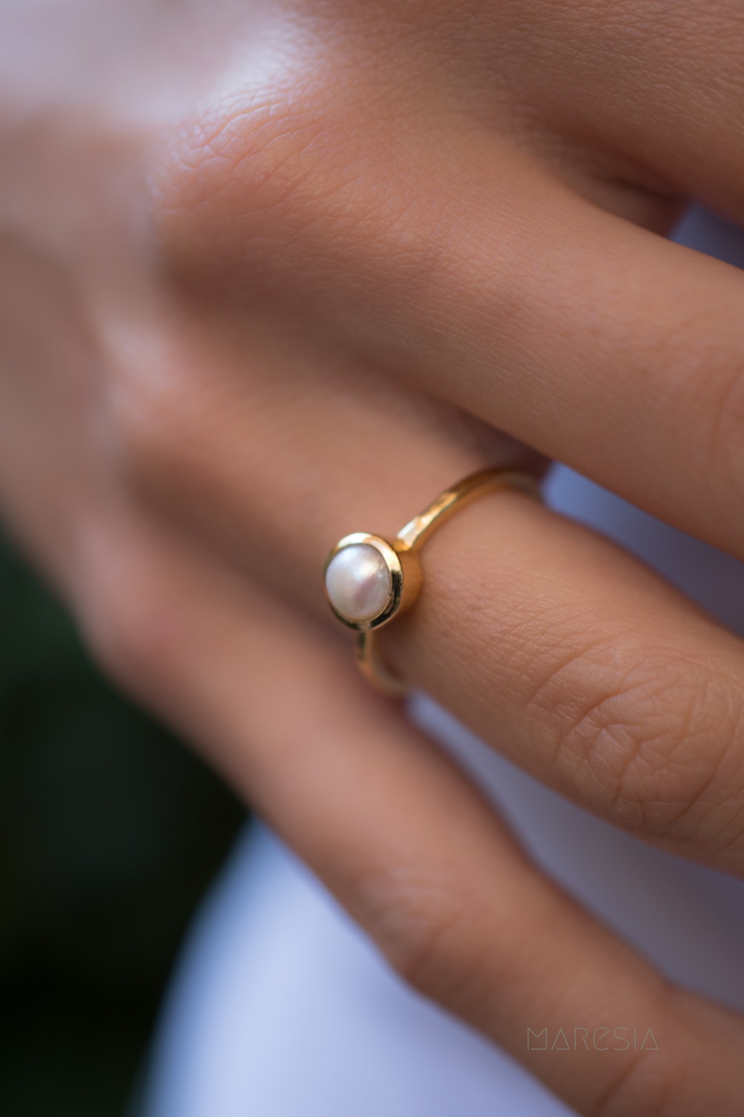 Pearl Bubble Ring – Made By Mary