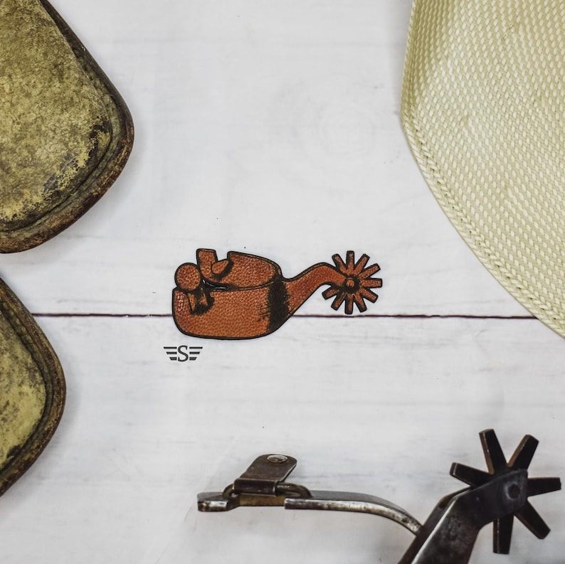 spur patch, cowboy spur patch, western leather patch, rodeo spur patch, cowboy gear patch, western lifestyle patch, ranch patch, rodeo hat patch, leather cowboy patch, spur design patch