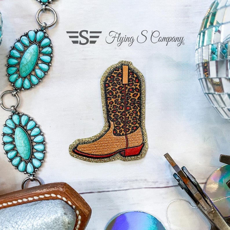 Leopard Boot Patch (Patch ONLY) image 1