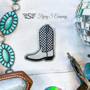 Checkered Boot Patch (Patch ONLY)