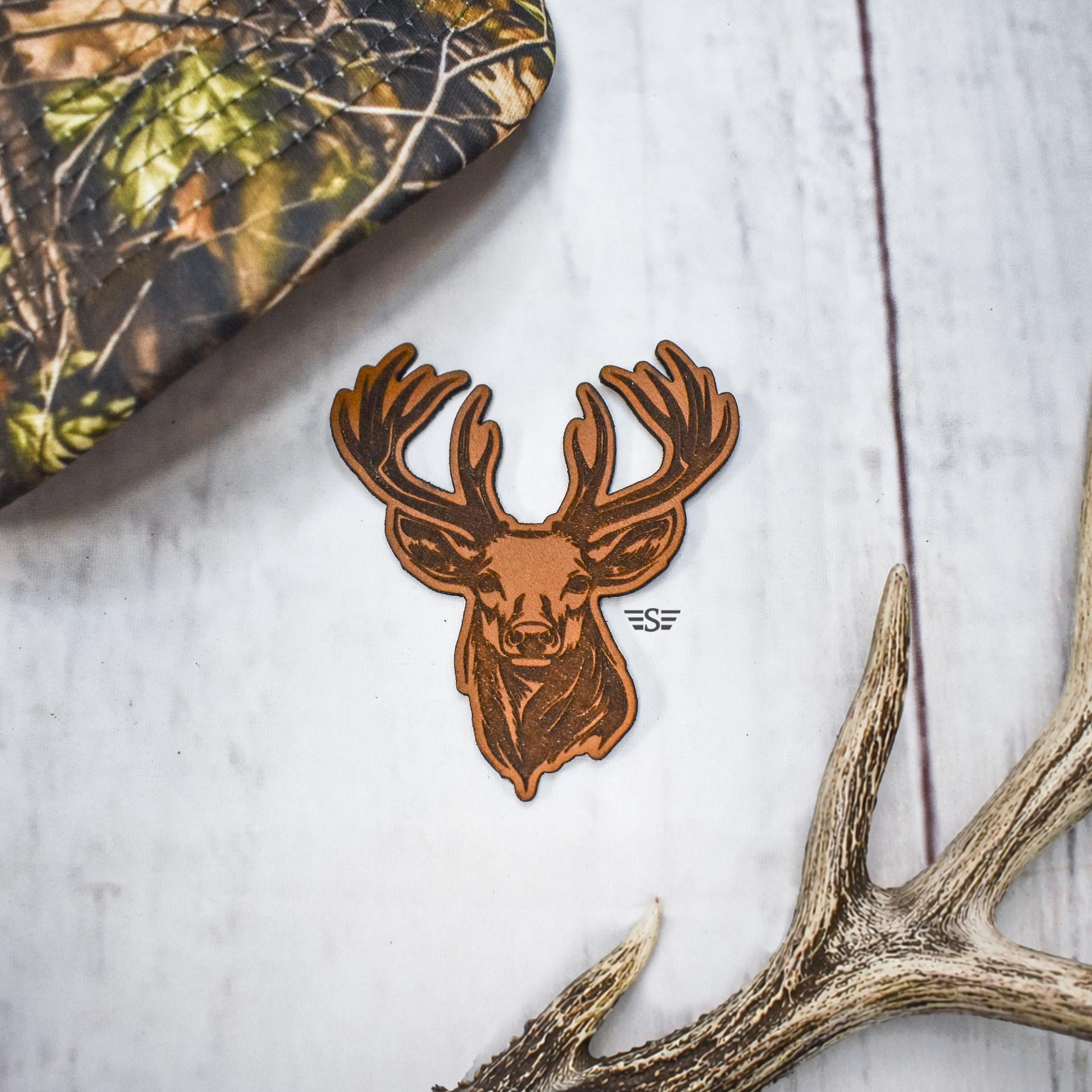 Leather Buck Patch (patch Only) - Etsy