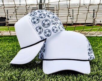 Soccer Magna Pony® Mesh Back Cap | cap, hat, trucker hat, headwear, trucker cap, soccer player, soccer mom, gameday cap, soccer, soccer gift