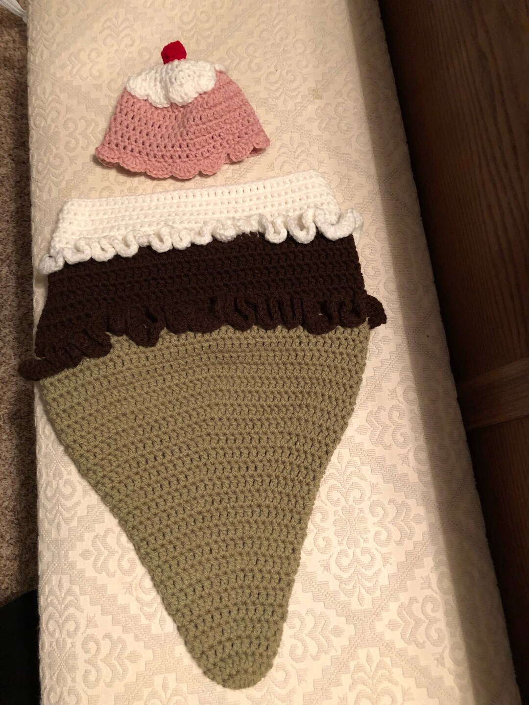 Charme Fraise Au Crochet Main - Pendentif Voiture Ou Accessoire Déco, 40 Cm, Laine - 6