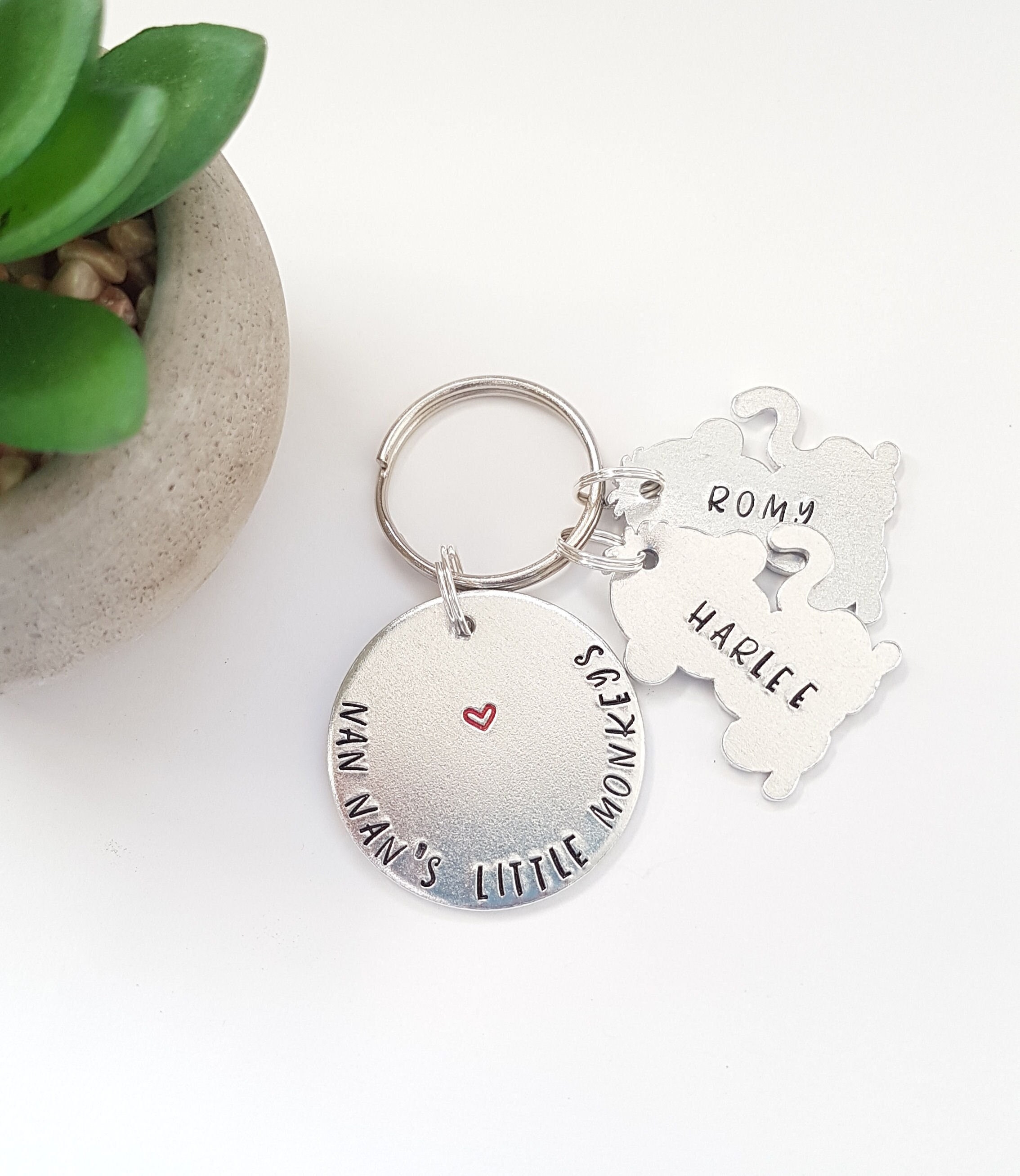 Nana's Little Monkey Keyring, Nana Keyring, This Nana