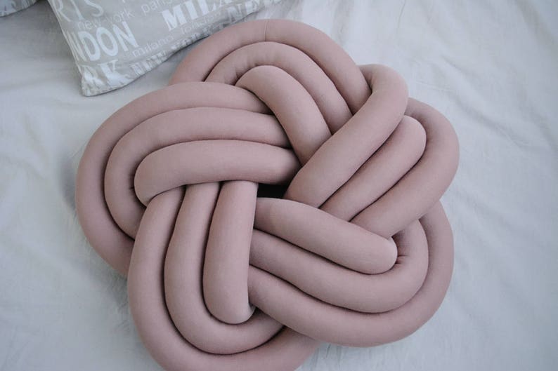 STAR KNOT PILLOW decorative knot pillow original pillow on Etsy