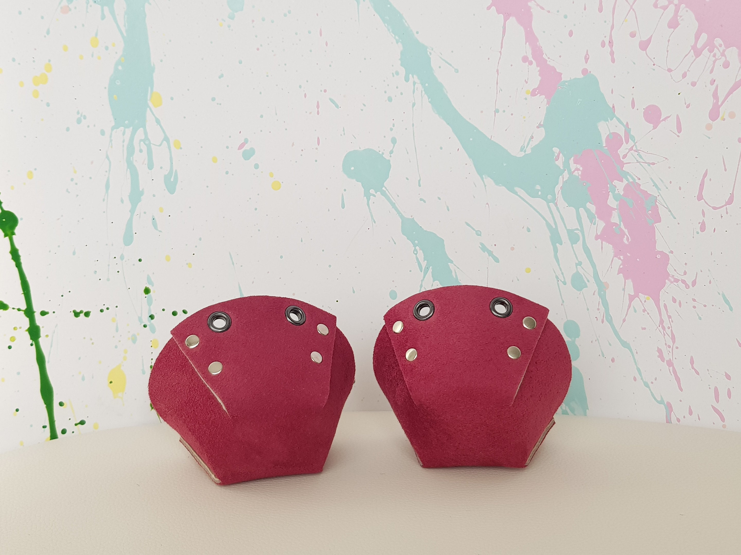 Leather Roller Skate Toe Guards Toe Caps Made in UK Real Suede Etsy UK