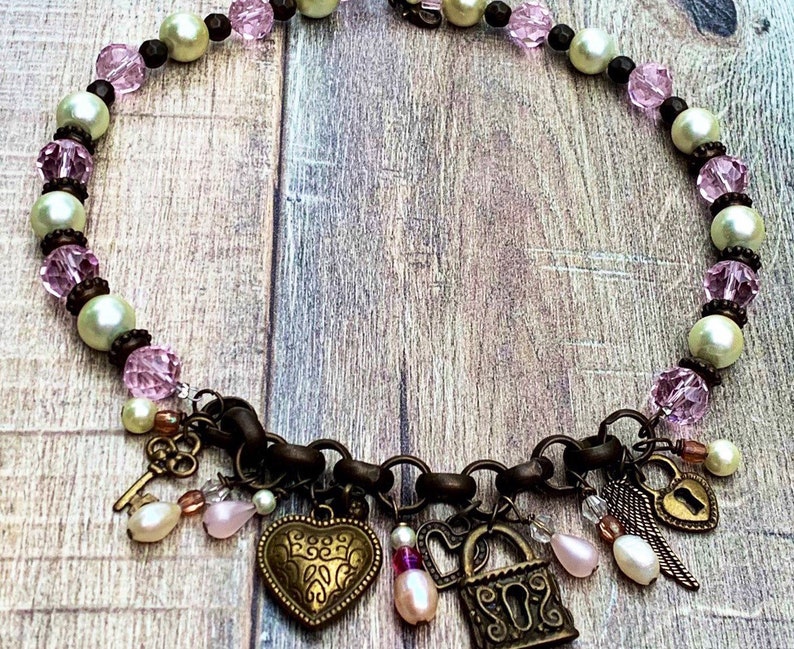 Beaded Necklace Golden Wishes