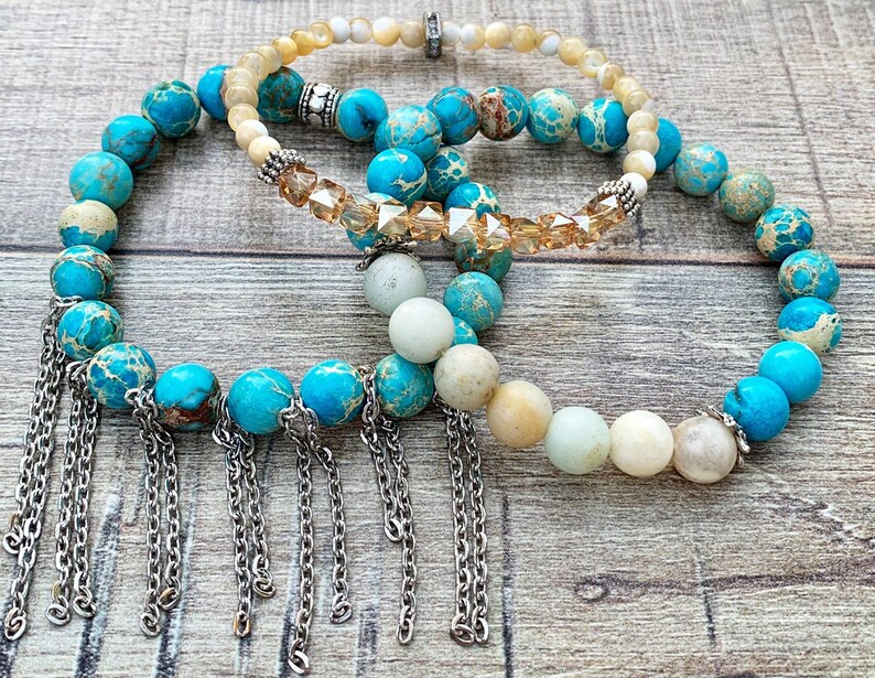 Bubble Bath Beaded Boho Bracelets