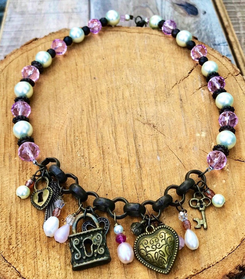 Beaded Necklace Golden Wishes